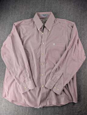 Duck Head Men's Long Sleeve Button-Down Shirt – Size Large